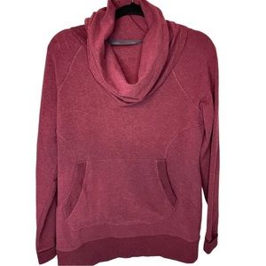 L.L. Bean Women's Red Cowl Neck Sweater